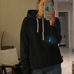 Black Reigning Champ Oversized Hoodie